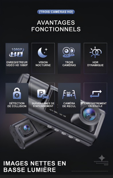 La Dashcam Essentielle : Discrète & Plug-and-Play