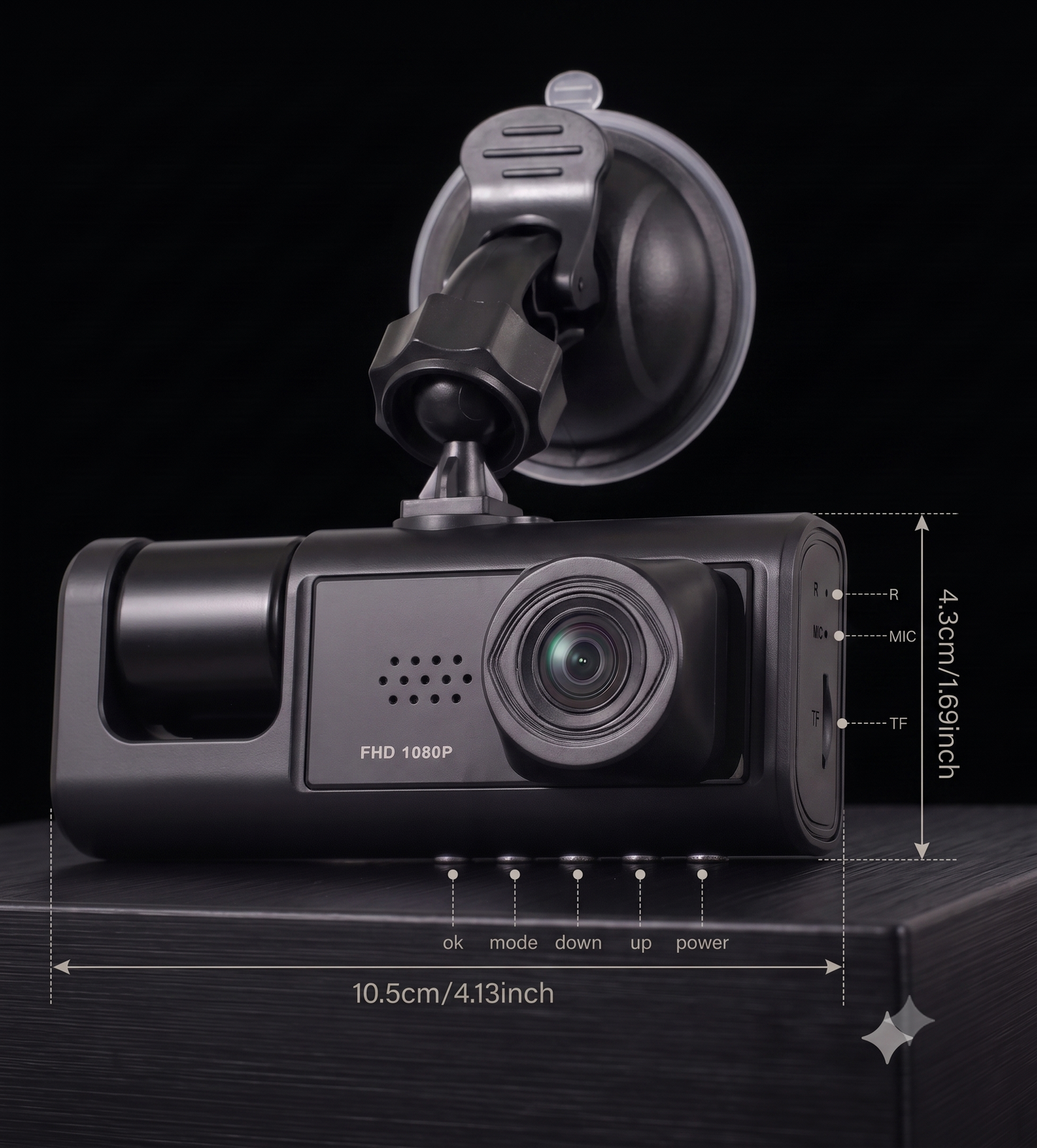 La Dashcam Essentielle : Discrète & Plug-and-Play